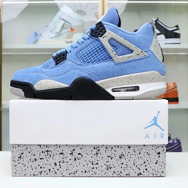 4 BLUE UNIVERSITY AIR JORDAN 0712